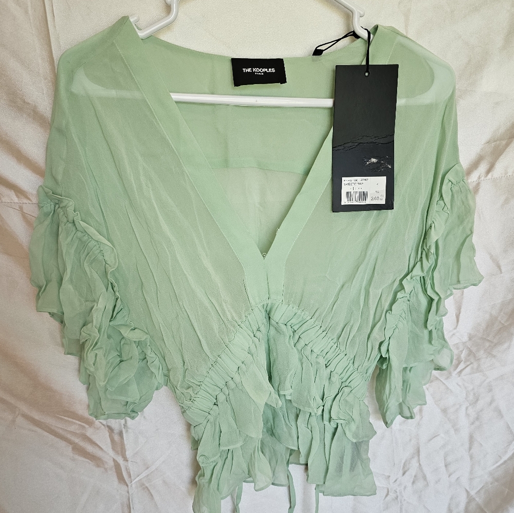THE KOOPLES Flowing Top With Frills
